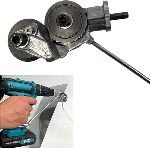 Electric drill plate cutter