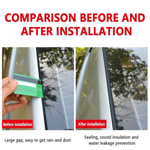 Cuttable T-type car rubber seal strip, durable sunroof cover seal trim, dustproof and weather stripping function, adhesive rubber strip suitable for windshield and tailgate, universal car accessory for vehicle protection, free shipping and cash on delivery