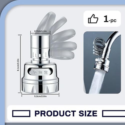 Kitchen faucet extension nozzle