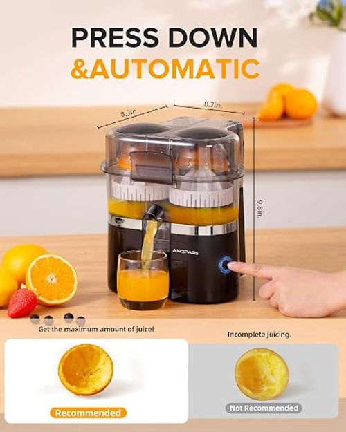Double-Head Automatic Citrus Juicer