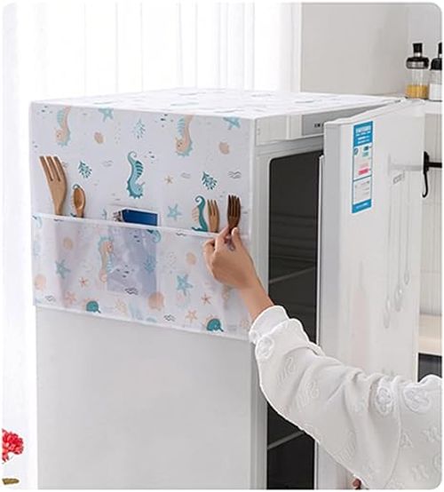 Buy One Get One Free -Waterproof and dustproof refrigerator cover (with 6 pockets)