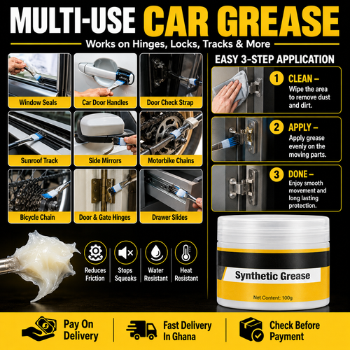 Car Door Hinge Grease Lubricant for Noise Reduction and Rust Protection in Ghana