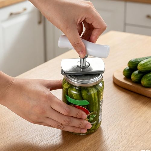 Buy 1 Get 5 portable handheld manual can and jar opener with easy grip, practical essential tool for daily home kitchen use, free shipping and cash on delivery 【SEO Keywords】