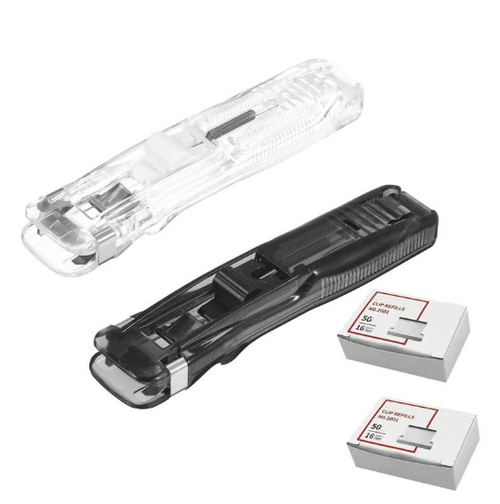 ✨ Portable Folder Stapler - Includes 50 Reusable Staples