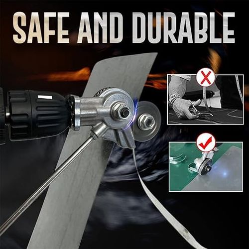 Electric drill plate cutter