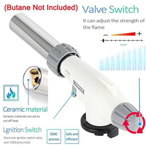 Portable Kitchen Butane Torch Lighter