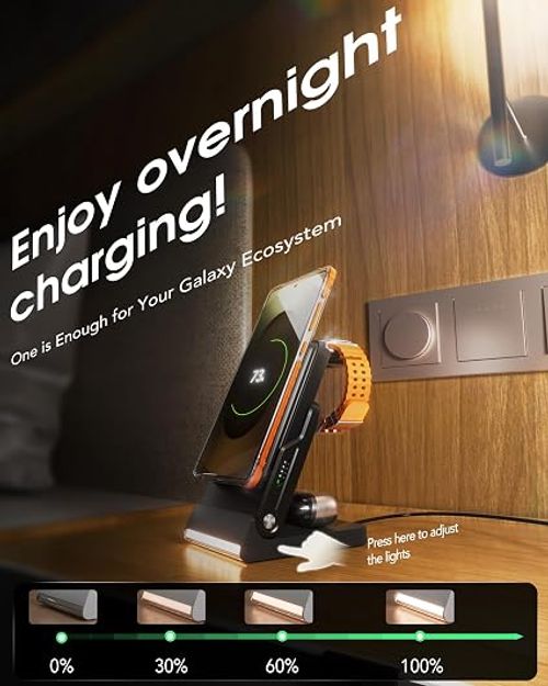 3-in-1 foldable magnetic wireless charger