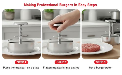 🍔Manual hamburger patty press
