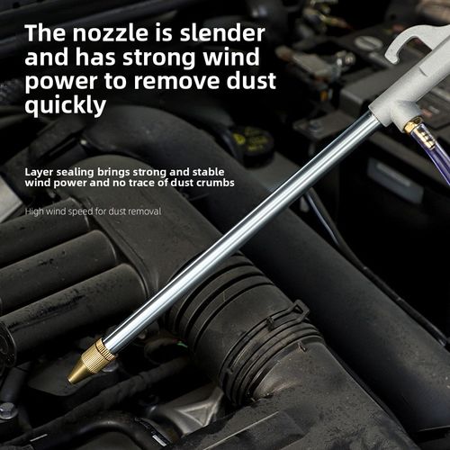 Pneumatic Dust Blower Gun Buy 1 Get 1 Free, Multi-Functional Air and Water Dual-Use Blow Gun, Small Handheld Metal Cleaning Tool for Cars, Engine Bay, Wheels and Home Cleaning, COD Free Shipping, Pay on Delivery