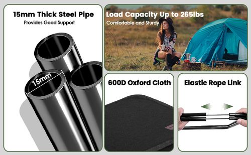 Aluminum alloy mini portable folding stool