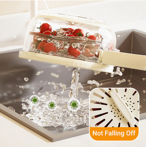 Buy one get one free - Multi-functional drain basket with lid