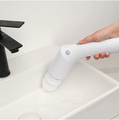 ⚡ Rotating Head Electric Brush | Suitable for Bathroom, Kitchen and Car 🚗