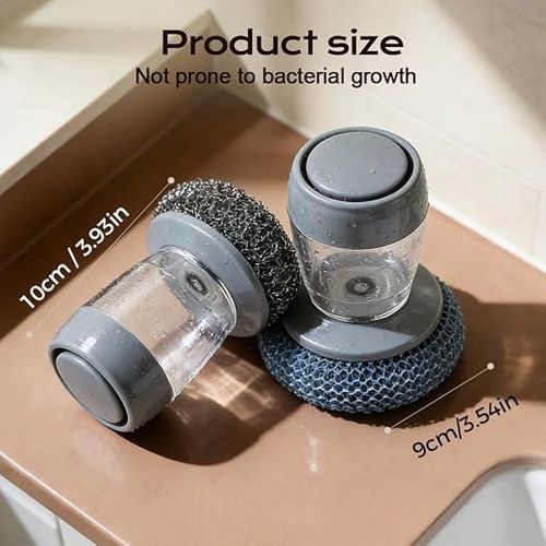 Kitchen soap liquid press-type palm brush