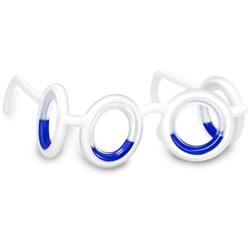Universal white motion sickness goggles with stylish frames, suitable for using in car, plane, boat and VR gaming scenarios, free shipping and cash on delivery