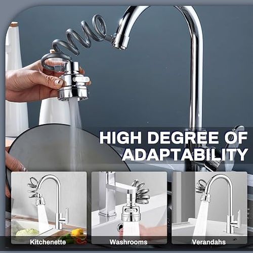 Kitchen faucet extension nozzle