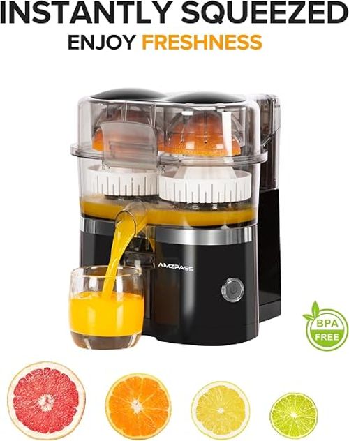 Double-Head Automatic Citrus Juicer