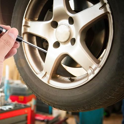 Brake pad thickness gauge