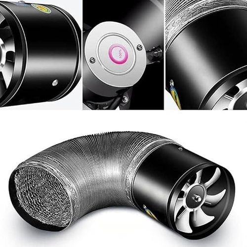 Multi-functional powerful silent exhaust fan