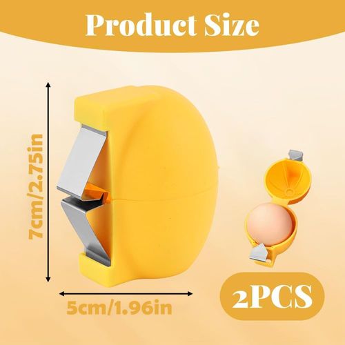 Buy 1 Get 5 durable handheld egg cracker, easy to open eggs without mess, practical egg separator tool for baking, scrambled eggs and omelets, essential kitchen gadget, free shipping and cash on delivery