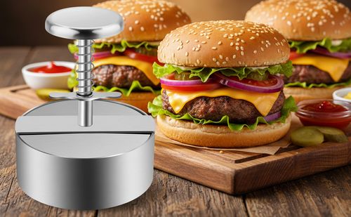 🍔Manual hamburger patty press
