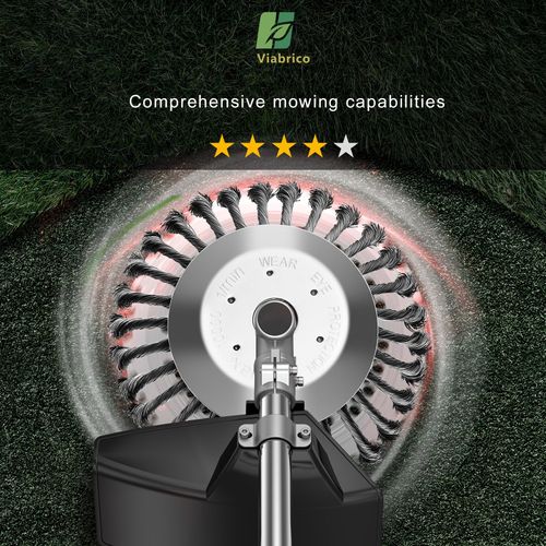 Buy 1 Get 2 promotion! 10 inch unbreakable wired trimmer blade and weed eater head, durable steel wire cutter equipped with adapter kit, great for removing grass, moss and rust, compatible with gardening lawnmower, free shipping and cash on delivery