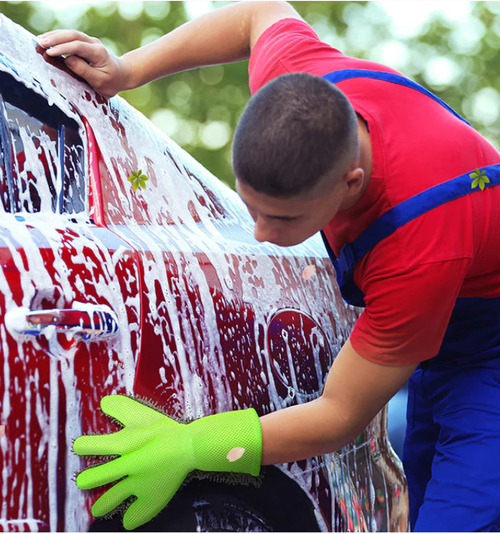 Buy one get one free - Double-sided five-finger car wash gloves