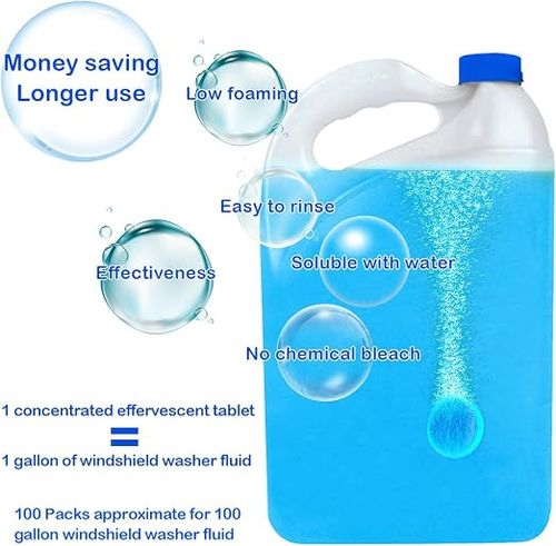 Car glass cleaning concentrated tablets