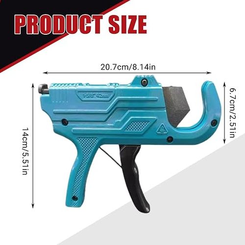 Heavy-duty PVC pipe pistol-style cutter