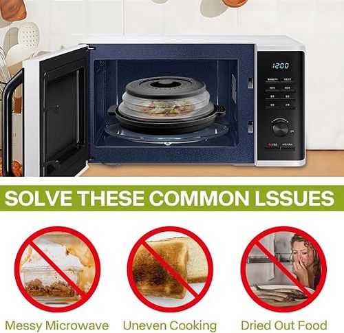 Foldable Microwave Oven Cover with Mat