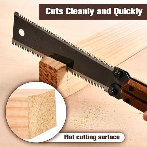 Double-sided folding saw