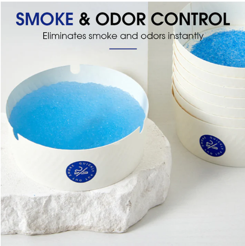 Disposable Ashtray with Ash Absorbing Gel