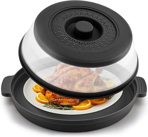 Foldable Microwave Oven Cover with Mat