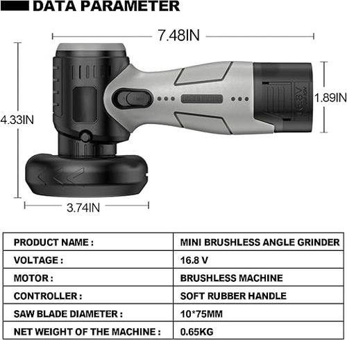 12V mini angle grinder
