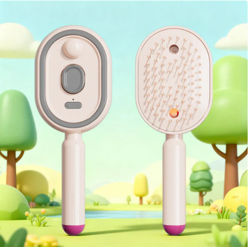 Electric Hair Brush with Spray and Massage