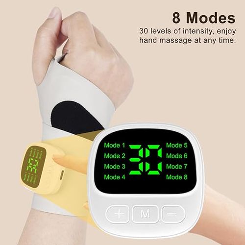 Rechargeable Adjustable Electric Wrist Massager