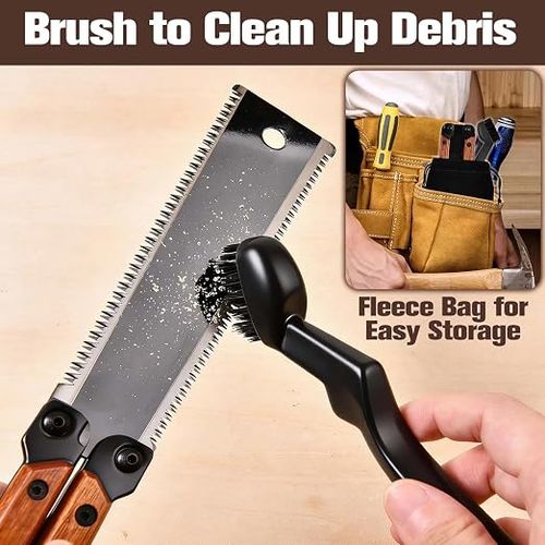 Double-sided folding saw