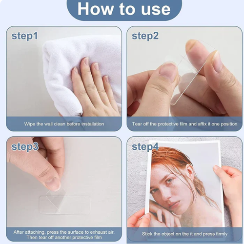 Waterproof double-sided adhesive stickers (120 sheets)