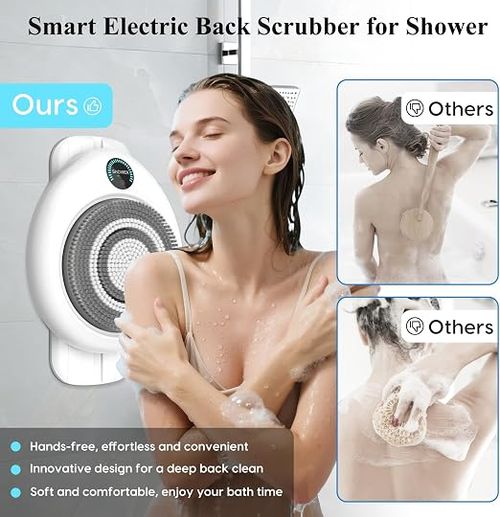 Wall-Mounted Electric Shower Back Massager