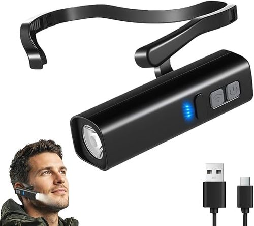 Limited Time Offer Buy One Get One Free 🔥Lightweight LED Rechargeable Ear-Worn Headlamp