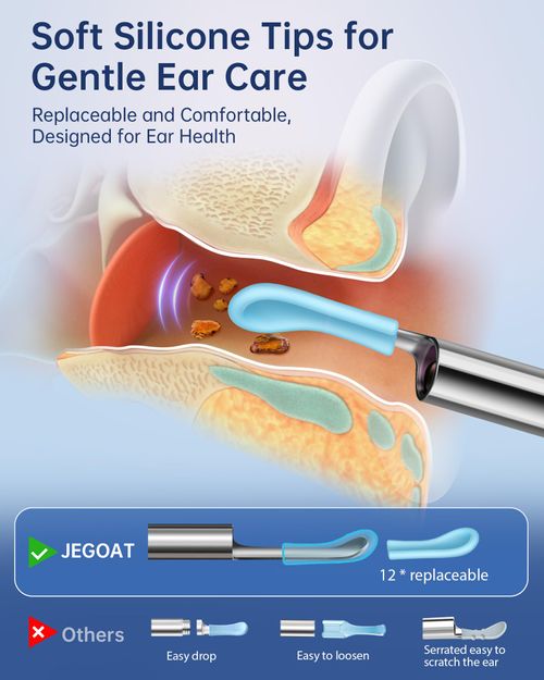 🔥HOT SALE🔥 COD！Visual Ear Scoop, Wireless WiFi Endoscope, High-Definition Ear Cleaning