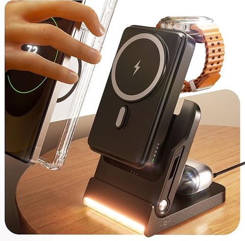 3-in-1 foldable magnetic wireless charger