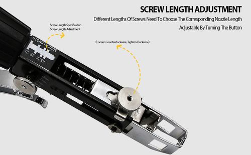 Drill automatic chain nail gun adapter