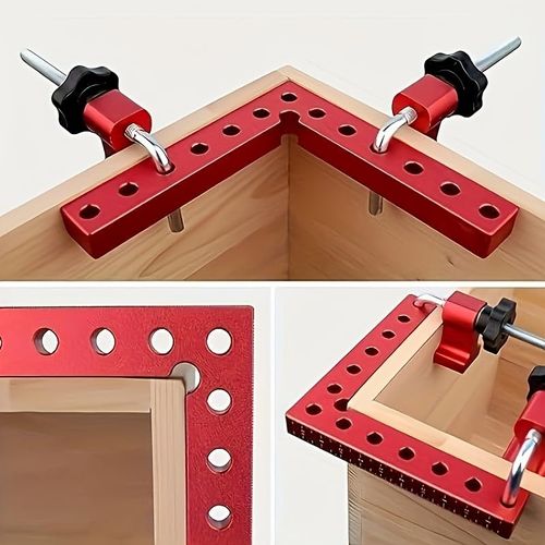 90-degree right angle ruler made of premium aluminum alloy, dual metric and imperial scales, multifunctional woodworking tool for measuring, marking and positioning, sturdy and wear-resistant, free shipping and cash on delivery