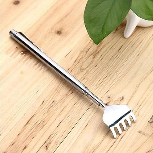 Retractable back massager