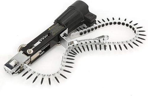 Drill automatic chain nail gun adapter