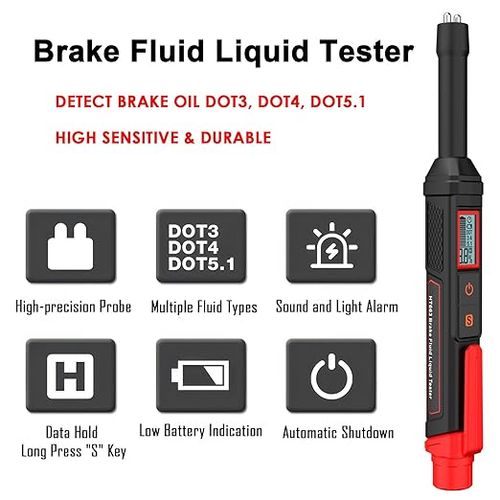 High precision brake fluid test pen