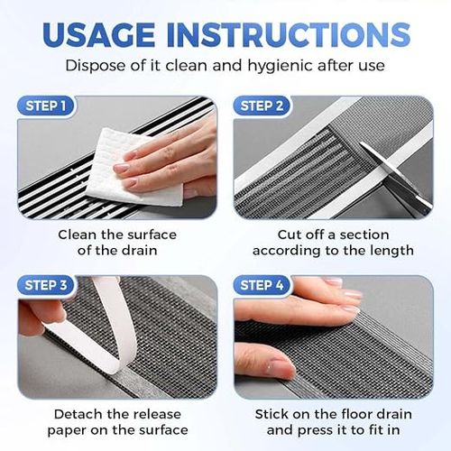 Self-adhesive floor drain sticker - buy one get one free