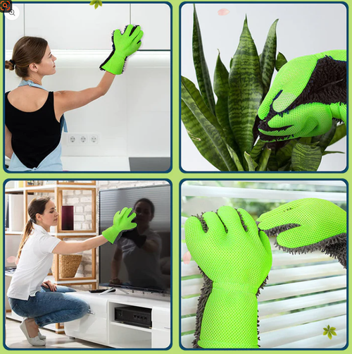 Buy one get one free - Double-sided five-finger car wash gloves