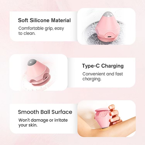 Electric Suction Vibration Heat Therapy Massage Ball