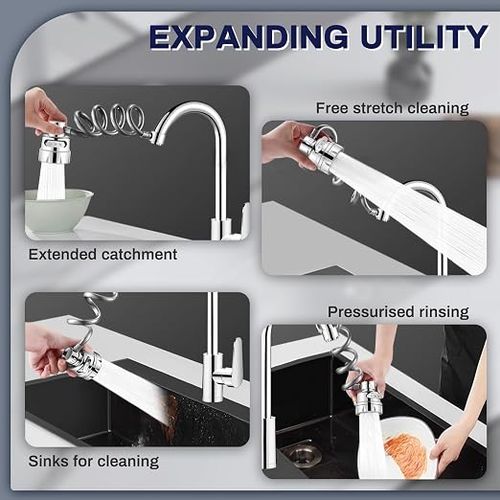 Kitchen faucet extension nozzle